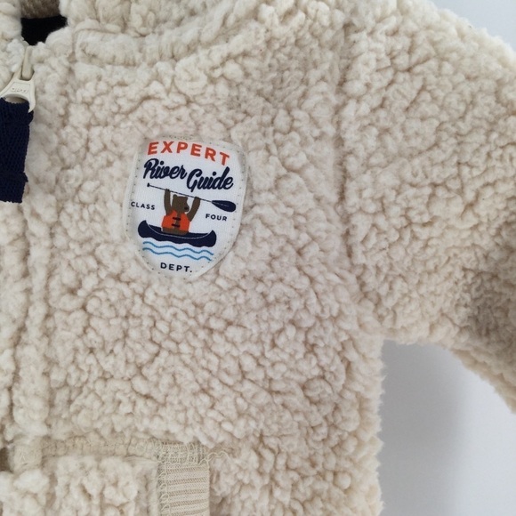 Carter’s tan Teddy bear hooded coat - Picture 8 of 8